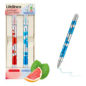 11-2521-cp12 The Corner Toy Store Lifelines Scented Lava Pen Set Blue/red #11-2521-cp12 - Brand New