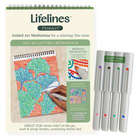 165005 The Corner Toy Store Lifelines Flowart Dot By Letter Botanicals #165005 - Brand New
