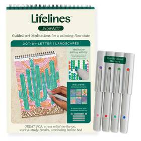 165008 The Corner Toy Store Lifelines Flowart Dot-by-letter Landscapes #165008 - Brand New