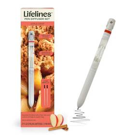 Ll-12-3125 The Corner Toy Store Lifelines Yummy Pen Diffuser With Essential Oil Blend - Apple Crisp #ll-12-3125