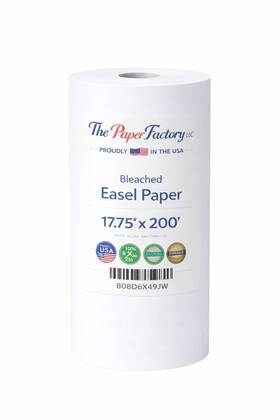 The Paper Factory Llc 642782999549 Durable Art Easel Roll For Crafts Drawing And Painting Ideal Kids