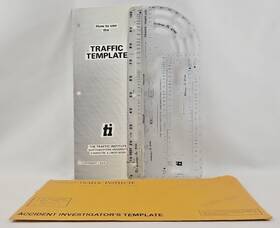Sn1000 The Traffic Institute 1984 Accident Investigators Template And Instructions Sn100