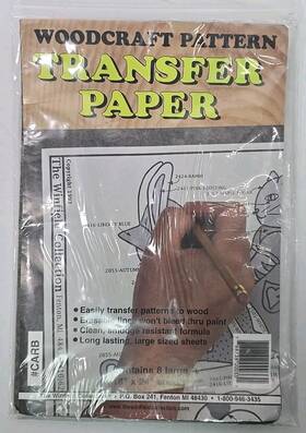 The Winfield Collection 788738000331 Graphite Transfer Paper 18 Inch X 24 8 Jumbo Sheets Black Carbon Wood Crafts