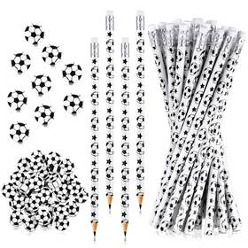 B0b1tqfzb7 Tinlade 72 Pcs Soccer Pencils And Erasers Kids Sports Party Favors Gift Set
