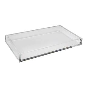 Ha195clty Tizo Design Elegant Lucite Tray 12 Inch X 8 Acrylic Multiple Colors Available