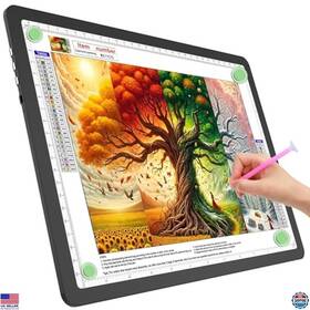 B0f1fsb8gc Toheto A4 Light Board For Diamond Painting Bright Magnetic Pad Tracing