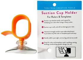 00829 Tool Tron Suction Cup Holder For Rulers And Templates-neon Orange