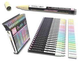 B09wcxqq25 Tooli-art Acrylic Paint Markers Pens Special Colors For Rock Canvas Wood Fab
