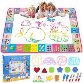 B07qzwh11j Toyk Water Doodle Mat - Kids Painting Drawing Toy Board Color Art Set Gift