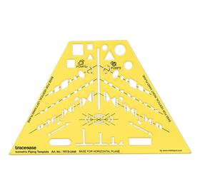 Pl-912175-elc-trtd-2448a-8.4 Traceease Electrical Drafting Isometric Piping Template Drawing Stencil Desig