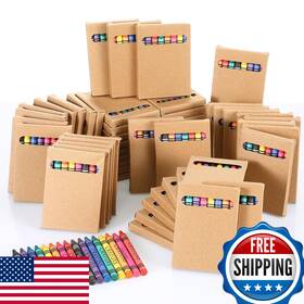 B0dgfxc89k Trandraft 30 Packs Crayons Bulk 8 Colors Individually Wrapped Mini Christmas