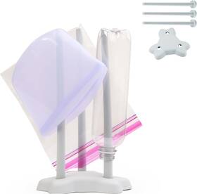 Tributary Brands Tb-drx-01 Silicone Drying Rack For Plastic Bags Collapsible Reusable Bag Dryer And Dry