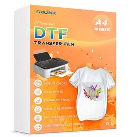 Bs-027-eu Trilink Dtf Transfer Film Paper A4 8.5 Inch X 11 - 30 Sheets Premium Pet Direct To Fil