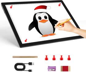 Tsocos 726084595118 A4 Light Box For Tracing Rechargeable Diamond Painting Pad Portable 5 Le