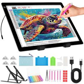 A3-5cdp Tsocos A3 Light Pad For Diamond Painting Board With Art Accessories