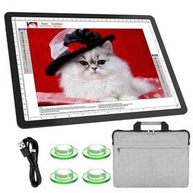 11000lux Tsocos A4-60 A4 Diamond Art Light Board With Carry Bag High-brightness Pad