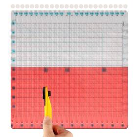 Tsuytna 762744612177 Acrylic Quilting Ruler 11.5 Inch X 10.5 For Precise Fabric Cutting Quilt Rulers