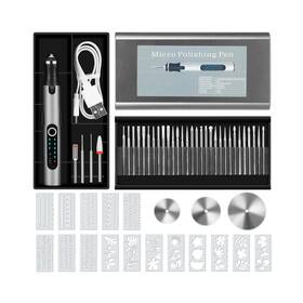 Tubinoone 601236769787 Engraving Pen With 37 Bits Usb Rechargeable Cordless Mac... Fast Ship