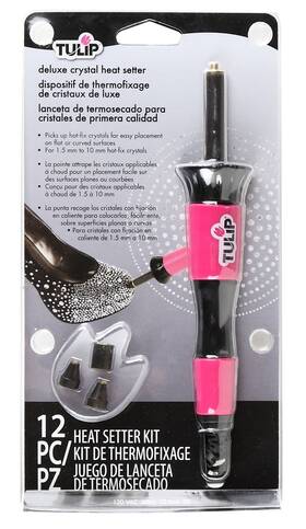 B009e3knlu Tulip Deluxe Heat Tool For Art And Craft - Hot-fix Glass Glam-it-up Crystals