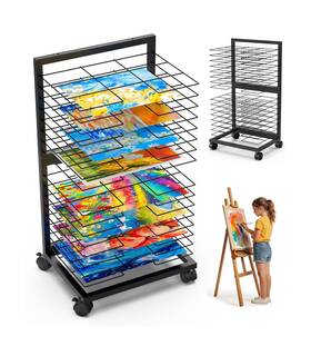 Hp032 Turnrise Art Drying Rack 0.138 Inch Thickened Paint Concave Painting Racks Wit