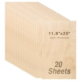 Tx Liteart Tx11.8x20 Baltic Birch Plywood 1/8 12 Inch X 20 3mm Wood For Laser Cutting And Engrav
