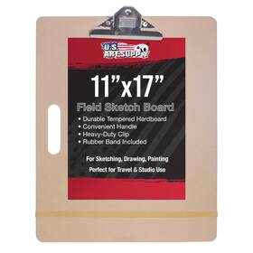 4336950388 U.s. Art Supply 11 Inch X 17 Artist Sketch Tote Board - Lightweight Hardboard Dr