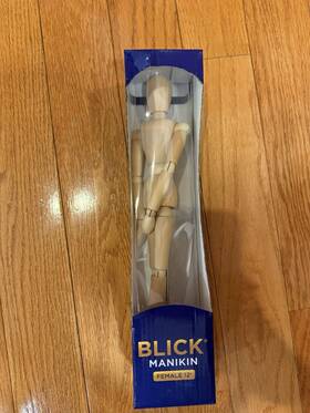 U.s. Art Supply 848849028324 Us 12 Inch Female Manikin Wooden Mannequin Figure
