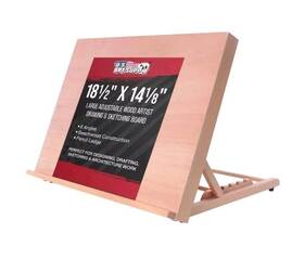 Db-703 U.s. Art Supply Us Large 18-1/2 Inch X 14-1/8 A3 Artist Adjustable Wood Drawing Board