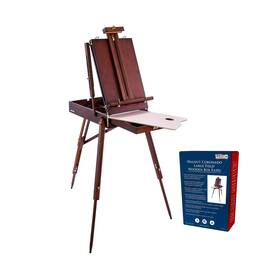 E-507w U.s. Art Supply Large Walnut French Easel Adjustable Plein Air Easels Beech