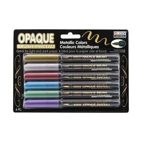 4700-6a Uchida Marvy Set Opaque Brush Marker Multiple