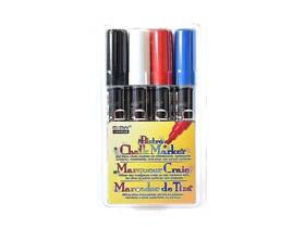 480-4c Uchida Yoko 4804c Bistro Chalk Marker 6mm Tip Erasable Water-based 4/pk Ast