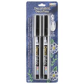 5a00219w-1g449 Uchida 3 Pack Decofabric Opaque Paint Marker Chisel Tip 2/pkg-black 5a00219w-1g4
