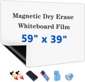 Unbanded 717298072311 Magnetic White Board Film 59 Inch X 39 Dry Erase For Wall