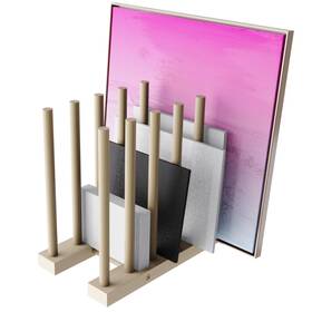 Unzero 792105664804 Art Storage Rack Drying Canvas Stand Boards Ra