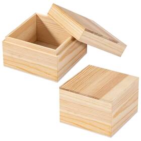 3.8ftftx3.8ftftx2.6ftft Useekoo Usk001 Unfinished Wooden Box With Lid 2 Pcs Small Keepsake R