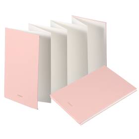 Uxcell 614553744719 7.5x5.2 Inch Concertina Sketchbook Watercolor Notebook Pink