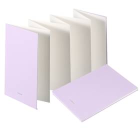Uxcell 614553744931 7.5x5.2 Inch Concertina Sketchbook Watercolor Notebook Purple