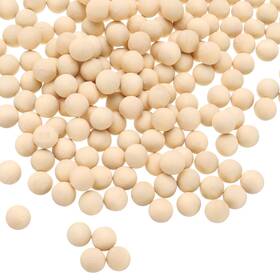 Uxcell 634149589357 500 Pcs Wooden Round Balls 5/16 Inch 8mm Unfinished Wood For Diy Project