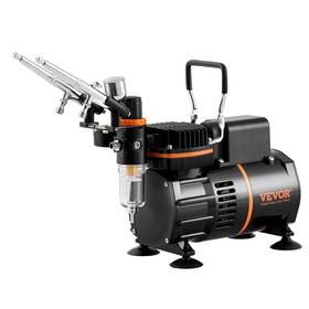 Jcbtz2gmgwqgc818qv1 Vevor Airbrush Kit Dual Fan Air Compressor Professional Airbrushing System