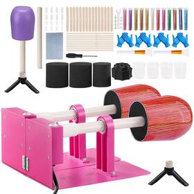 Zbjjscs220w1blizcv1 Vevor Double Cup Turner 2-arm Pen With Epoxy Resin Kit For Beginners Diy