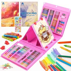 Viacaspk21242 Vigorfun Art Supplies 240-piece Drawing Kit Gifts For Kids Girls Boys T