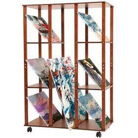 Viswin 768704740515 Extra-large Print Rack With Rolling Casters 7 Adjustable Heights Multi-func