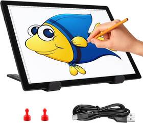 Vkteklab 645569632257 Tracing Light Pad A4 Rechargeable Box With Foldable Stand Wireless Li