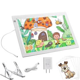 Vkteklab 761228496531 A3 Led Light Pad With Built-in Cord 16.6 12.6 In Tracing Box