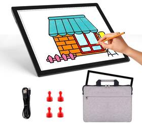 3500lux Vkteklab A4-d26 Case A4 Light Board For Tracing Pad With Padded Box