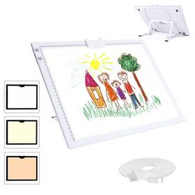 A3d40 Vnponv Led Light Pad Rechargeable Battery Powered Tracing Box 3 Colors Stepl