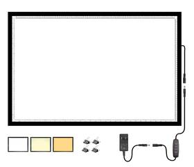 3-col Welzk A1-02 7000 Lux A1 Light Pad For Diamond Painting 34.5x22.8inchs Extra Large