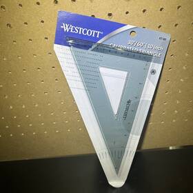 Kt-80 Westcott Student 30/60/90 Triangle 10in - New/sealed