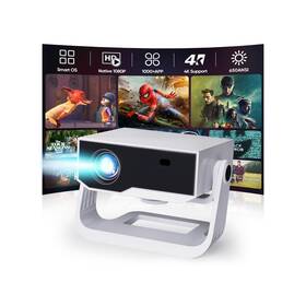 Gc06c Wielio Projector With Wifi And Bluetooth Built In Apps 4k Support Smart Os Portable