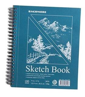 Arise-0 Winland Bachmore Sketchpad 9x2 Inch 68lb/00g 00 Sheets Of Spiral Bound Sketch Book 1